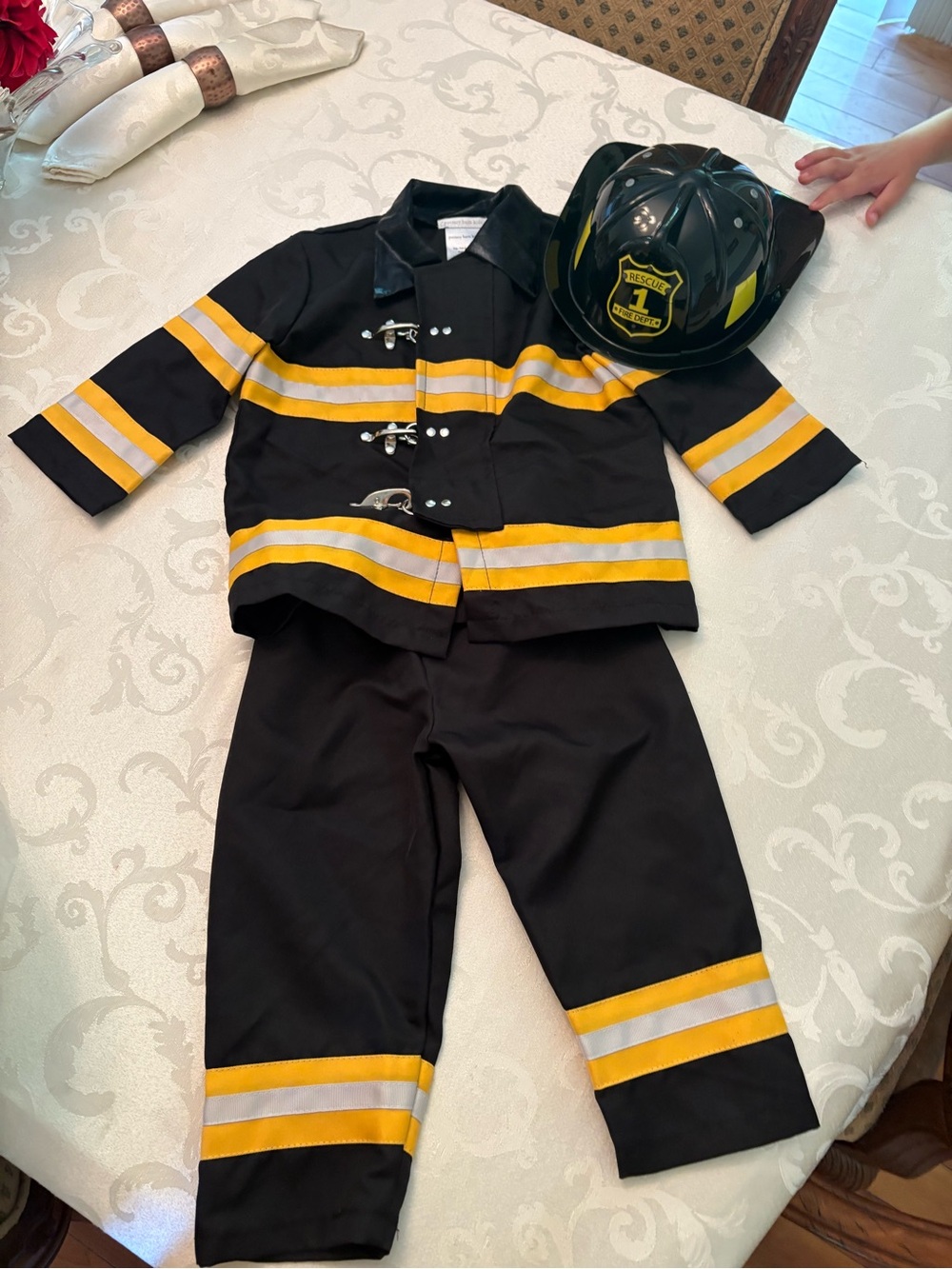 Kids Pottery Barn Firefighter Costume